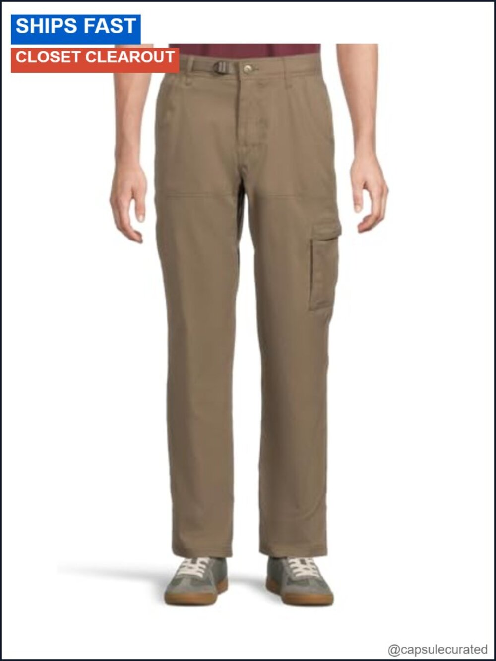 prAna Stretch Zion Hiking Pants Men's 34x36 Regular Fit Recycled Nylon